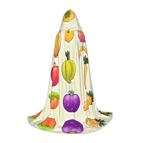 SDEGTHO Cartoon-Umhang mit Gemüse, Obst, Halloween, langer Kapuzenumhang, Karneval, Umhang, Kostüme, Kapuzenumhang, Maskerade SDEGTHO Cartoon-Umhang mit Gemüse, Obst, Halloween, langer Kapuzenumhang, Karneval, Umhang, Kostüme, Kapuzenumhang, Maskerade von SDEGTHO