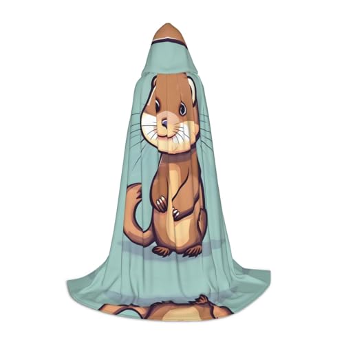 SDEGTHO Cartoon-Umhang mit süßem Otter, Halloween, langer Kapuzenumhang, Karnevals-Umhang, Kostüme, Kapuzenumhang, Maskerade SDEGTHO Cartoon-Umhang mit süßem Otter, Halloween, langer Kapuzenumhang, Karnevals-Umhang, Kostüme, Kapuzenumhang, Maskerade von SDEGTHO