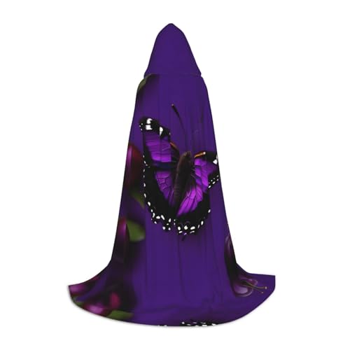 SDEGTHO Ein lila Pflaume Schmetterling Halloween Kapuzenumhang Langer Kapuzenumhang Karneval Umhang Kostüme Kapuzenumhang Maskerade SDEGTHO Ein lila Pflaume Schmetterling Halloween Kapuzenumhang Langer Kapuzenumhang Karneval Umhang Kostüme Kapuzenumhang Maskerade von SDEGTHO