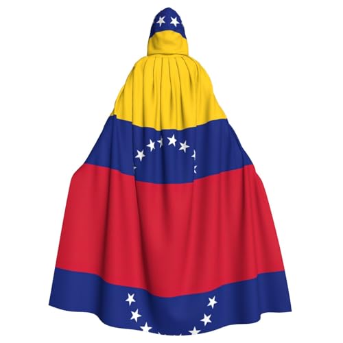 SDEGTHO Flagge Venezuelas Erwachsenen-Kapuzenumhang, Halloween-Hexenkostüm für Damen und Herren, Cosplay-Kostüme SDEGTHO Flagge Venezuelas Erwachsenen-Kapuzenumhang, Halloween-Hexenkostüm für Damen und Herren, Cosplay-Kostüme von SDEGTHO