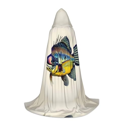 SDEGTHO Fliegen-gelber Fisch-Halloween-Umhang mit Kapuze, langer Kapuzenumhang, Karneval, Kostüme, Kapuzenumhang, Maskerade SDEGTHO Fliegen-gelber Fisch-Halloween-Umhang mit Kapuze, langer Kapuzenumhang, Karneval, Kostüme, Kapuzenumhang, Maskerade von SDEGTHO