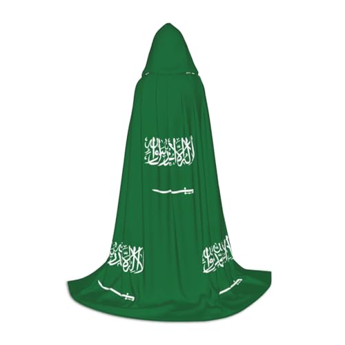 SDEGTHO Halloween-Kapuzenumhang mit Flagge von Saudi-Arabien, langer Kapuzenumhang, Karneval, Kostüme, Kapuzenumhang, Maskerade SDEGTHO Halloween-Kapuzenumhang mit Flagge von Saudi-Arabien, langer Kapuzenumhang, Karneval, Kostüme, Kapuzenumhang, Maskerade von SDEGTHO