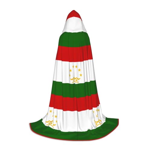 SDEGTHO Halloween-Kapuzenumhang mit Flagge von Tadschikistan, langer Kapuzenumhang, Karneval, Kostüme, Kapuzenumhang, Maskerade SDEGTHO Halloween-Kapuzenumhang mit Flagge von Tadschikistan, langer Kapuzenumhang, Karneval, Kostüme, Kapuzenumhang, Maskerade von SDEGTHO