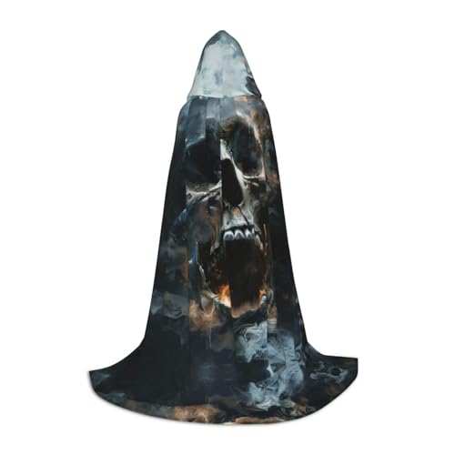 SDEGTHO Horror-Geister-Schädel-Umhang für Halloween, langer Kapuzenumhang, Karneval, Umhang, Kostüme, Kapuzenumhang, Maskerade SDEGTHO Horror-Geister-Schädel-Umhang für Halloween, langer Kapuzenumhang, Karneval, Umhang, Kostüme, Kapuzenumhang, Maskerade von SDEGTHO