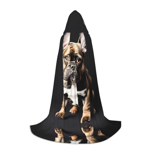 SDEGTHO Lange Ohren Französische Bulldogge Halloween Kapuzenumhang Langer Kapuzenumhang Karneval Umhang Kostüme Kapuzenumhang Maskerade SDEGTHO Lange Ohren Französische Bulldogge Halloween Kapuzenumhang Langer Kapuzenumhang Karneval Umhang Kostüme Kapuzenumhang Maskerade von SDEGTHO