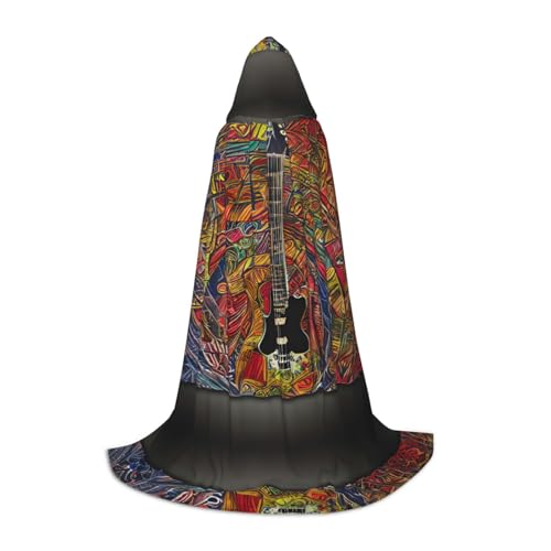 SDEGTHO Langer Kapuzenumhang für Akustik und Gitarre, für Halloween, Karneval, Kostüme, Kapuzenumhang, Maskerade SDEGTHO Langer Kapuzenumhang für Akustik und Gitarre, für Halloween, Karneval, Kostüme, Kapuzenumhang, Maskerade von SDEGTHO