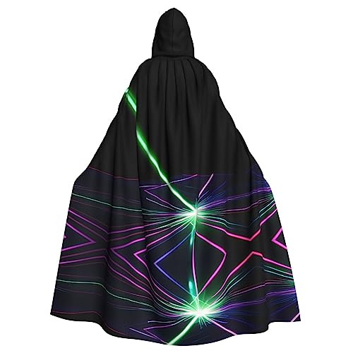SDEGTHO Laser Lights Kapuzenumhang für Erwachsene, Halloween-Hexenkostüm für Männer und Frauen, Cosplay-Kostüme SDEGTHO Laser Lights Kapuzenumhang für Erwachsene, Halloween-Hexenkostüm für Männer und Frauen, Cosplay-Kostüme von SDEGTHO