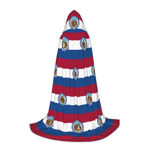 SDEGTHO Missouri State Flag Halloween Kapuzenumhang Langer Kapuzenumhang Karneval Umhang Kostüme Kapuzenumhang Maskerade SDEGTHO Missouri State Flag Halloween Kapuzenumhang Langer Kapuzenumhang Karneval Umhang Kostüme Kapuzenumhang Maskerade von SDEGTHO