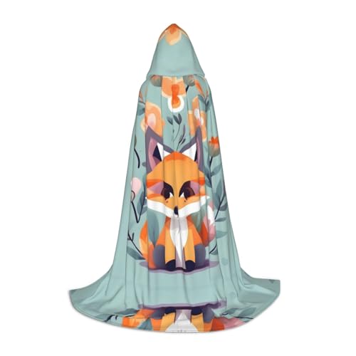 SDEGTHO Süßer Fuchs-Blumen-Umhang mit Kapuze, langer Kapuzenumhang, Karneval, Kostüme, Kapuzenumhang, Maskerade SDEGTHO Süßer Fuchs-Blumen-Umhang mit Kapuze, langer Kapuzenumhang, Karneval, Kostüme, Kapuzenumhang, Maskerade von SDEGTHO