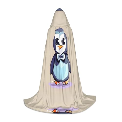 SDEGTHO Süßer Pinguin-Aufdruck, Halloween-Kapuzenumhang, langer Kapuzenumhang, Karnevals-Umhang, Kostüme, Kapuzenumhang, Maskerade SDEGTHO Süßer Pinguin-Aufdruck, Halloween-Kapuzenumhang, langer Kapuzenumhang, Karnevals-Umhang, Kostüme, Kapuzenumhang, Maskerade von SDEGTHO