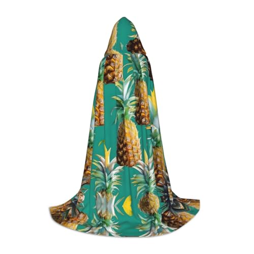SDEGTHO Tropischer Ananas-Umhang mit Kapuze, hawaiianischer Halloween-Umhang, langer Kapuzenumhang, Karnevals-Umhang, Kostüme, Kapuzenumhang, Maskerade SDEGTHO Tropischer Ananas-Umhang mit Kapuze, hawaiianischer Halloween-Umhang, langer Kapuzenumhang, Karnevals-Umhang, Kostüme, Kapuzenumhang, Maskerade von SDEGTHO