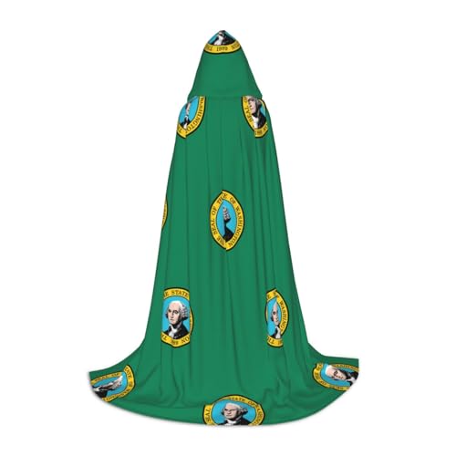 SDEGTHO Washington-Flagge, langer Kapuzenumhang mit Kapuze, Karneval, Kostüme, Kapuzenumhang, Maskerade SDEGTHO Washington-Flagge, langer Kapuzenumhang mit Kapuze, Karneval, Kostüme, Kapuzenumhang, Maskerade von SDEGTHO