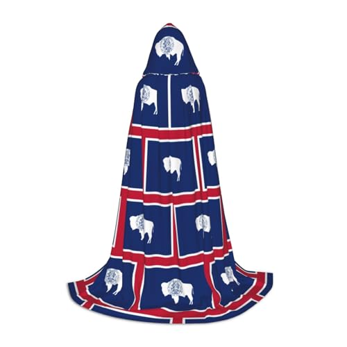 SDEGTHO Wyoming State Flag Halloween Kapuzenumhang Langer Kapuzenumhang Karneval Umhang Kostüme Kapuzenumhang Maskerade SDEGTHO Wyoming State Flag Halloween Kapuzenumhang Langer Kapuzenumhang Karneval Umhang Kostüme Kapuzenumhang Maskerade von SDEGTHO