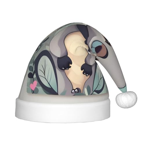 Schöne Koala-Weihnachtsmütze, Plüsch-Weihnachtsmannmütze für Teenager, Weihnachtskostüm, Party und Urlaub, 1 Stück von SDEGTHO