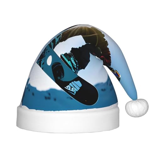 Snowboarden Bild 1 Packung Weihnachtsmützen Plüsch Nikolausmütze für Jugendliche Weihnachten Kostüm Party und Urlaub Event Snowboarden Bild 1 Packung Weihnachtsmützen Plüsch Nikolausmütze für Jugendliche Weihnachten Kostüm Party und Urlaub Event von SDEGTHO