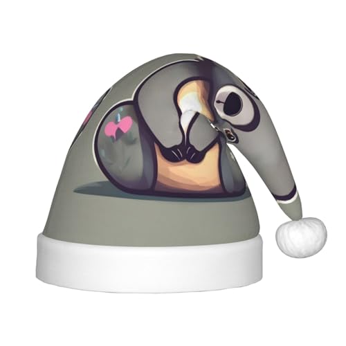 The Lovely Koala Weihnachtsmütze, Plüsch-Weihnachtsmannmütze für Teenager, Weihnachtskostüm, Party und Urlaub, 1 Stück The Lovely Koala Weihnachtsmütze, Plüsch-Weihnachtsmannmütze für Teenager, Weihnachtskostüm, Party und Urlaub, 1 Stück von SDEGTHO