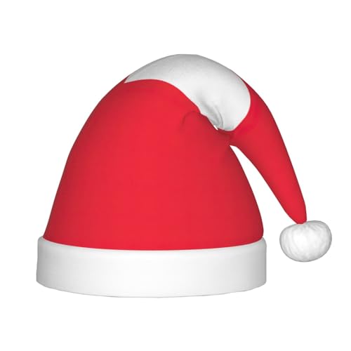 Weihnachtsmütze, Motiv: Österreichische Flagge, Plüsch, Weihnachtsmannmütze für Teenager, Weihnachtskostüm, Party und Urlaub, 1 Stück von SDEGTHO
