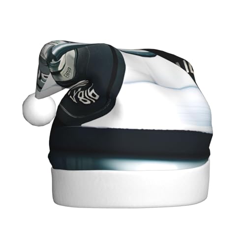 Weihnachtsmütze für Gewichtheben, Sport, Plüschstoff, Weihnachtsmannmütze für Weihnachten, Kostüm, Party und Urlaub, 1 Stück von SDEGTHO