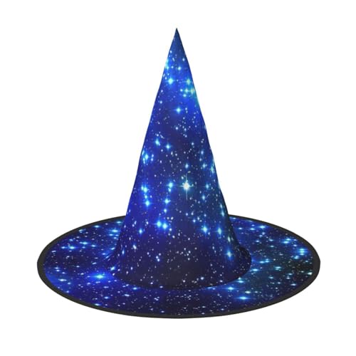Galaxie Sterne Druck Party Hut Halloween Karneval Hexen Hüte für Mottopartys Cosplay Urlaub Dekor von SDFHU