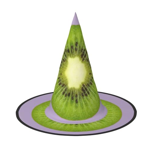 Kiwi Slice Print Party Hut Halloween Karneval Hexen Hüte für Mottopartys Cosplay Urlaub Dekor von SDFHU