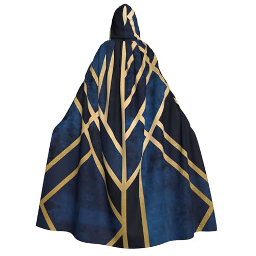 SDFHU Abstrakter geometrischer Druck, Karneval, stilvoller Umhang mit Kapuze für Cosplay, Maskerade, Bälle und Themenveranstaltungen SDFHU Abstrakter geometrischer Druck, Karneval, stilvoller Umhang mit Kapuze für Cosplay, Maskerade, Bälle und Themenveranstaltungen von SDFHU