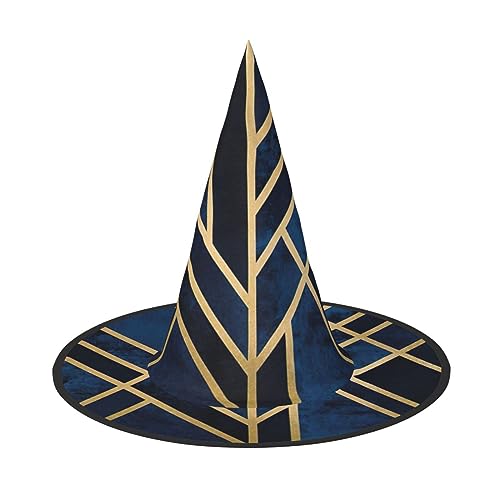 SDFHU Abstrakter geometrischer Druck, Partyhut, Halloween, Karneval, Hexenhüte für Mottopartys, Cosplay, Urlaubsdekoration SDFHU Abstrakter geometrischer Druck, Partyhut, Halloween, Karneval, Hexenhüte für Mottopartys, Cosplay, Urlaubsdekoration von SDFHU