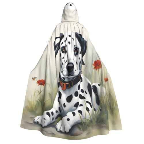 SDFHU Dalmatiner-Druck, Karneval, stilvoller Umhang mit Kapuze, für Cosplay, Maskerade, Bälle und Themenveranstaltungen SDFHU Dalmatiner-Druck, Karneval, stilvoller Umhang mit Kapuze, für Cosplay, Maskerade, Bälle und Themenveranstaltungen von SDFHU