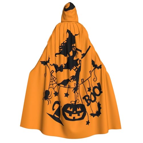 SDFHU Halloween Hexe fliegender Druck Karneval Stilvoller Umhang mit Kapuze Umhang für Cosplay Maskerade Bälle und Themenveranstaltungen SDFHU Halloween Hexe fliegender Druck Karneval Stilvoller Umhang mit Kapuze Umhang für Cosplay Maskerade Bälle und Themenveranstaltungen von SDFHU