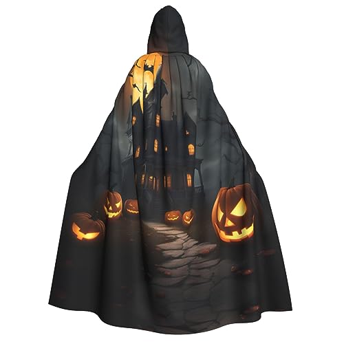 SDFHU Halloween-Horror-Druck, Karneval, stilvoller Umhang mit Kapuze für Cosplay, Maskerade, Bälle und Themenveranstaltungen SDFHU Halloween-Horror-Druck, Karneval, stilvoller Umhang mit Kapuze für Cosplay, Maskerade, Bälle und Themenveranstaltungen von SDFHU