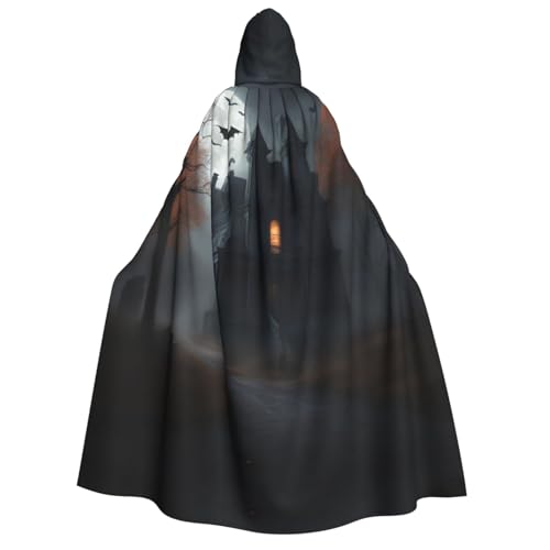SDFHU Halloween-Horror-Druck, Karneval, stilvoller Umhang mit Kapuze für Cosplay, Maskerade, Bälle und Themenveranstaltungen SDFHU Halloween-Horror-Druck, Karneval, stilvoller Umhang mit Kapuze für Cosplay, Maskerade, Bälle und Themenveranstaltungen von SDFHU