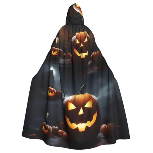 SDFHU Halloween-Kürbis-Druck, modischer Umhang mit Kapuze, Halloween-Umhang, Cosplay, Karneval, Umhang und Themenpartys SDFHU Halloween-Kürbis-Druck, modischer Umhang mit Kapuze, Halloween-Umhang, Cosplay, Karneval, Umhang und Themenpartys von SDFHU