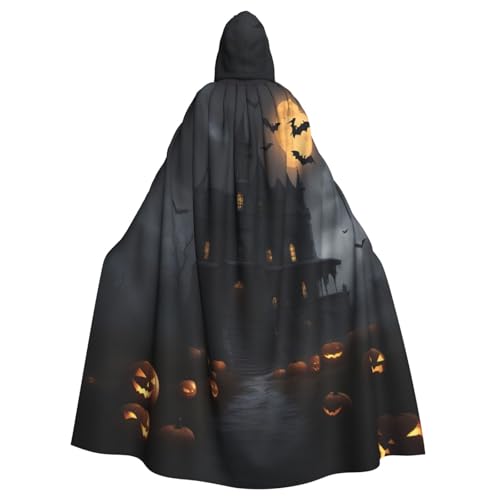 SDFHU Halloween-Umhang mit Kapuze, Gothic-Druck, Halloween-Umhang, Cosplay, Karneval, Umhang und Themenpartys SDFHU Halloween-Umhang mit Kapuze, Gothic-Druck, Halloween-Umhang, Cosplay, Karneval, Umhang und Themenpartys von SDFHU