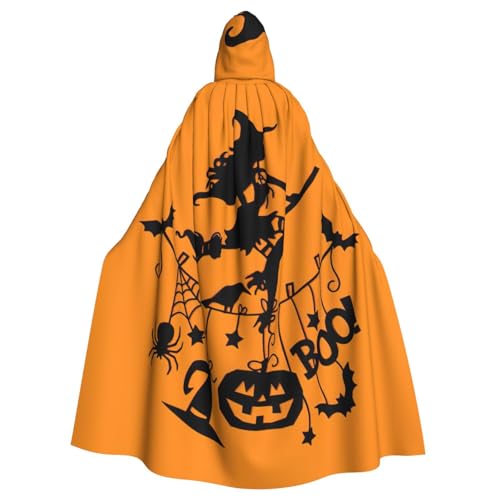 SDFHU Halloween-Umhang mit fliegendem Hexen-Druck, modischer Kapuzenumhang, Halloween-Umhang, Cosplay, Karneval, Umhang und Themenpartys SDFHU Halloween-Umhang mit fliegendem Hexen-Druck, modischer Kapuzenumhang, Halloween-Umhang, Cosplay, Karneval, Umhang und Themenpartys von SDFHU