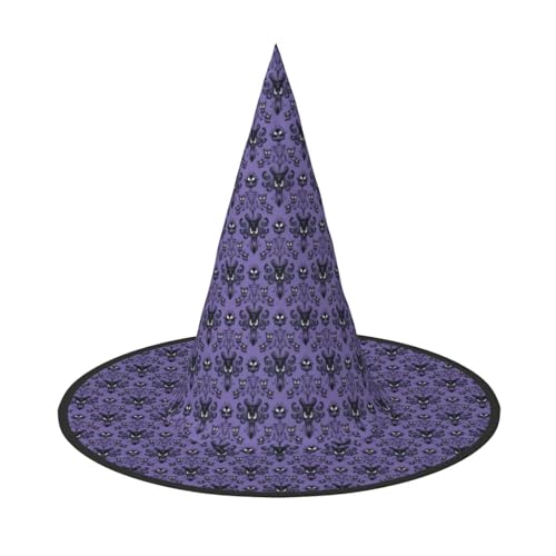 SDFHU Haunted Mansion Print Party Hut Halloween Karneval Hexen Hüte für Mottopartys Cosplay Urlaub Dekor von SDFHU