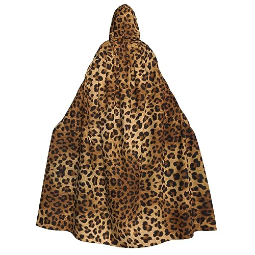 SDFHU Niedlicher Leopardenmuster, Karneval, stilvoller Umhang mit Kapuze für Cosplay, Maskerade, Bälle und Themenveranstaltungen SDFHU Niedlicher Leopardenmuster, Karneval, stilvoller Umhang mit Kapuze für Cosplay, Maskerade, Bälle und Themenveranstaltungen von SDFHU