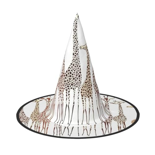 SDFHU Niedlicher wilder Cartoon-Giraffen-Druck, Partyhut, Halloween, Karneval, Hexenhüte für Mottopartys, Cosplay, Urlaubsdekoration SDFHU Niedlicher wilder Cartoon-Giraffen-Druck, Partyhut, Halloween, Karneval, Hexenhüte für Mottopartys, Cosplay, Urlaubsdekoration von SDFHU