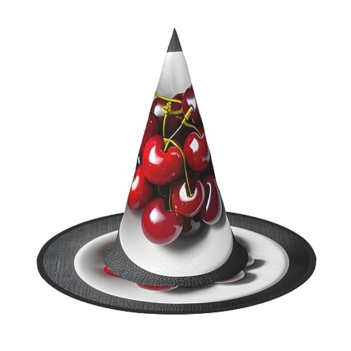 SDFHU Partyhut mit frischem Kirschdruck, Halloween, Karneval, Hexenhüte für Mottopartys, Cosplay, Urlaubsdekoration SDFHU Partyhut mit frischem Kirschdruck, Halloween, Karneval, Hexenhüte für Mottopartys, Cosplay, Urlaubsdekoration von SDFHU