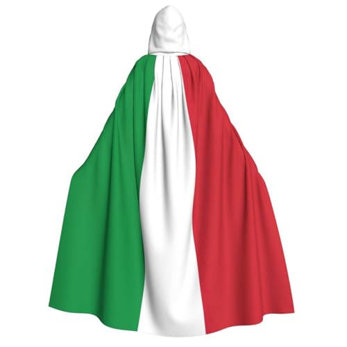 SDFHU Stilvoller Umhang mit italienischer Flagge, mit Kapuze, für Cosplay, Maskerade, Bälle und Themenveranstaltungen SDFHU Stilvoller Umhang mit italienischer Flagge, mit Kapuze, für Cosplay, Maskerade, Bälle und Themenveranstaltungen von SDFHU