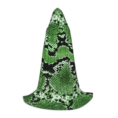 SDFHU Umhang mit Kapuze und Schlangenleder-Druck, Cosplay-Umhang für Damen und Herren, Gothic-Umhang, mit Kapuze SDFHU Umhang mit Kapuze und Schlangenleder-Druck, Cosplay-Umhang für Damen und Herren, Gothic-Umhang, mit Kapuze von SDFHU
