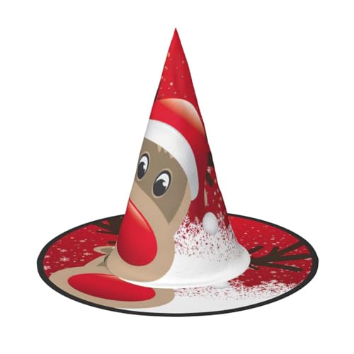 SDFHU Weihnachtlicher Partyhut, Halloween, Karneval, Hexenhüte für Mottopartys, Cosplay, Urlaubsdekoration SDFHU Weihnachtlicher Partyhut, Halloween, Karneval, Hexenhüte für Mottopartys, Cosplay, Urlaubsdekoration von SDFHU