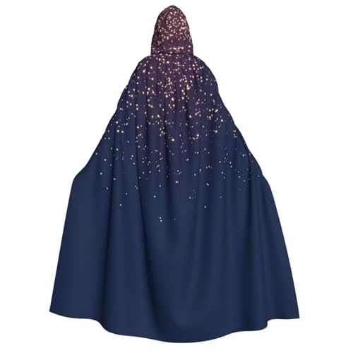 Stilvoller Umhang mit Kapuze für Cosplay, Maskerade, Bälle und Themenveranstaltungen, Marineblau Stilvoller Umhang mit Kapuze für Cosplay, Maskerade, Bälle und Themenveranstaltungen, Marineblau von SDFHU
