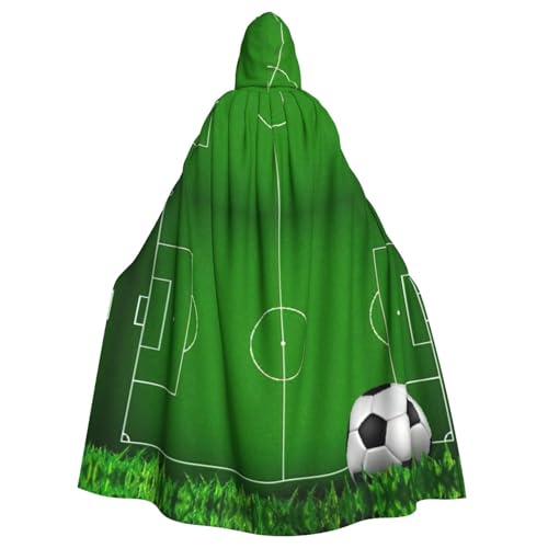 Umhang mit Kapuze, Motiv: grüner Grasfeld, Fußball, Spielplatz, Balldruck, Halloween, Cosplay, Karneval, Umhang und Themenpartys Umhang mit Kapuze, Motiv: grüner Grasfeld, Fußball, Spielplatz, Balldruck, Halloween, Cosplay, Karneval, Umhang und Themenpartys von SDFHU