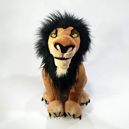 König der Löwen Simba Scar Plüschtier 34Cm Weiche Tier Löwe Narbe Puppe Für Kinder Geburtstag von SDFJ