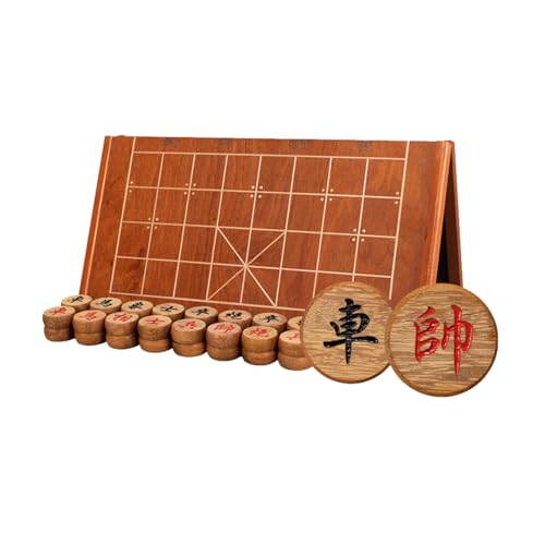 Chinesisches Schachspiel mit faltbarem Brett Xiangqi, tragbares Lernstrategie-Xiang-Qi-Brettspiel for 2 Spieler von SDFSDE