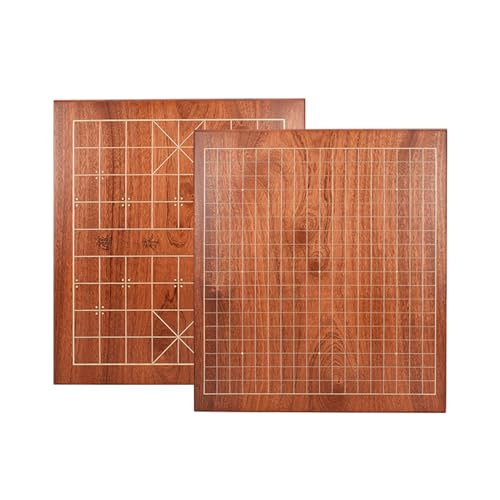 Doppelseitiges chinesisches Schach-Xiangqi-Brett, Desktop-Brettspiel, Multi-Game for Familienfeiern und Outdoor(19.6 x 17.9 x 1.6in) von SDFSDE