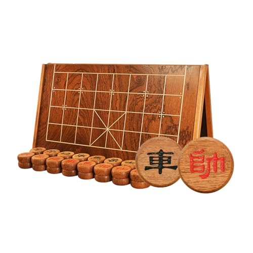 Faltbares chinesisches Schachspiel mit Wenge-Stücken und MDF-Brett. Tragbares Xiangqi-Lernstrategie-Brettspiel for 2 Spieler Faltbares chinesisches Schachspiel mit Wenge-Stücken und MDF-Brett. Tragbares Xiangqi-Lernstrategie-Brettspiel for 2 Spieler von SDFSDE