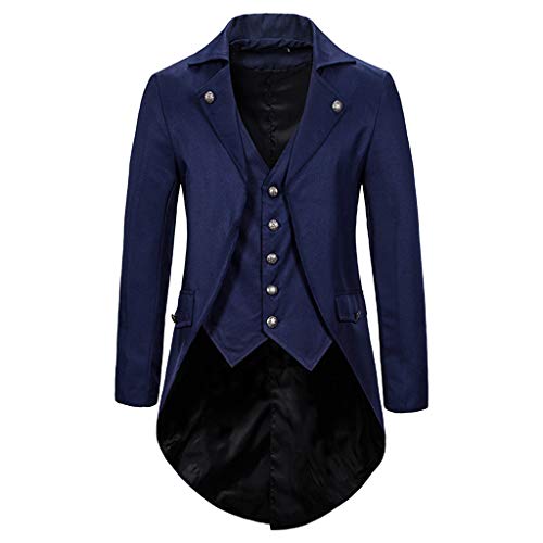 Steampunk Herren Mantel Frack - Blazer Jacke Herren Anzugjacke Sakko Vintage Smoking Mittelalter Gehrock Uniform Party Faschingskostüme Karneval Halloween Kostüm Cosplay Steampunk Herren Mantel Frack - Blazer Jacke Herren Anzugjacke Sakko Vintage Smoking Mittelalter Gehrock Uniform Party Faschingskostüme Karneval Halloween Kostüm Cosplay von SDGR