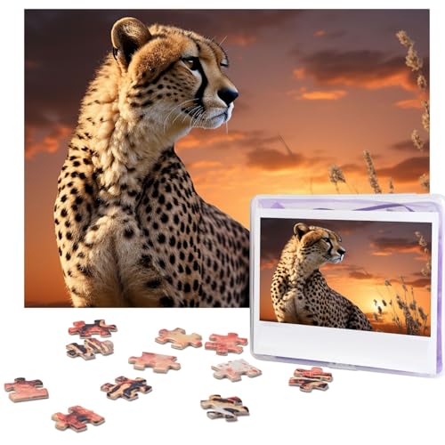 Personalisiertes Holzpuzzle mit 500 Teilen für Erwachsene, lustiges und herausforderndes Puzzle, Kunstwerke für Familie, Hochzeit, Geburtstag, Abschlussfeier (52,1 x 37,8 cm) von SDTYKHJ