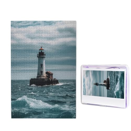 Puzzle für Erwachsene, 1000 Teile, personalisierte Holzpuzzle, lustig, herausfordernd, Puzzle, Kunstwerk für Familie, Hochzeit, Geburtstag, Abschlussfeier, Geschenke (74,9 x 50 cm) von SDTYKHJ