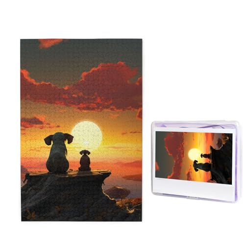 Puzzle für Erwachsene, 1000 Teile, personalisierte Holzpuzzle, lustig, herausfordernd, Puzzle, Kunstwerk für Familie, Hochzeit, Geburtstag, Abschlussfeier, Geschenke (74,9 x 50 cm) von SDTYKHJ